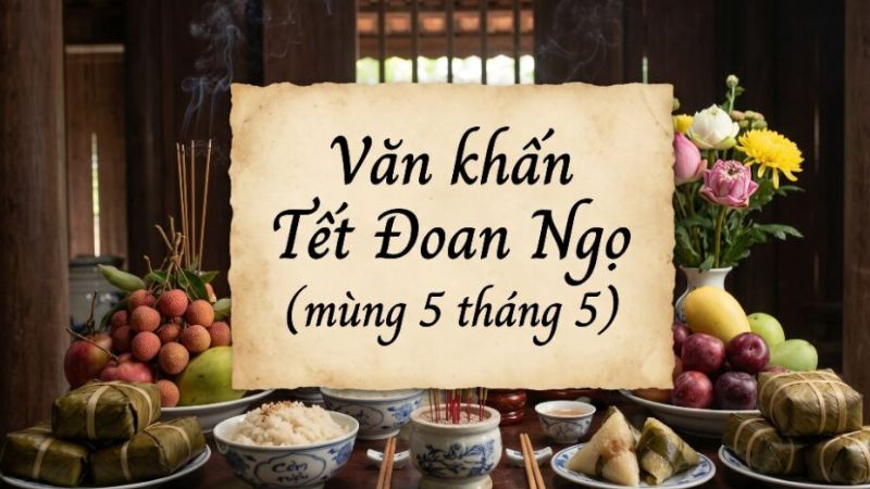 cách cúng tết đoan ngọ tại nhà đơn giản